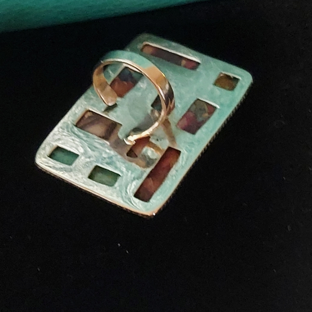 Extra Large Rectangle Multistone Dalia & Turquios… - image 8